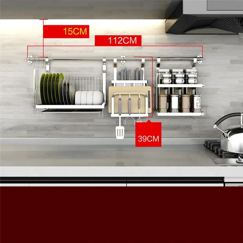 De Kuchnia принадлежности аксессуары органайзер для посуды из нержавеющей стали Cocina Органайзер Cozinha кухонная стойка - Цвет: MODEL R