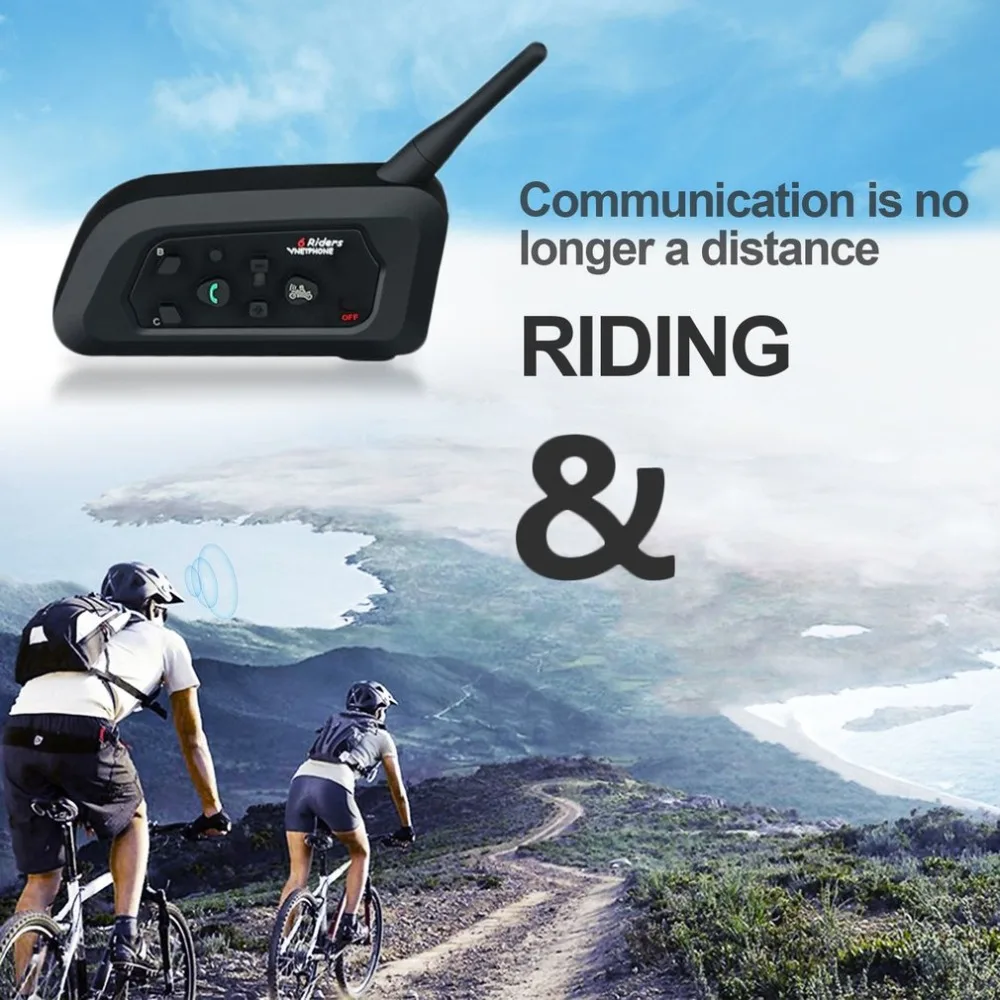 

V4C Portable Walkie Talkie With Single Head Receiver & Arm Bag Sports Games Intercom Cycling Climbing Comunicador Bluetooth 3.0