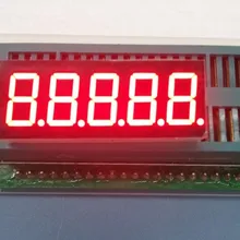 100 шт. катод/общий анод 0,36 дюймов цифровая трубка 5 бит цифровая трубка дисплей 0,36 дюймов красная цифровая трубка
