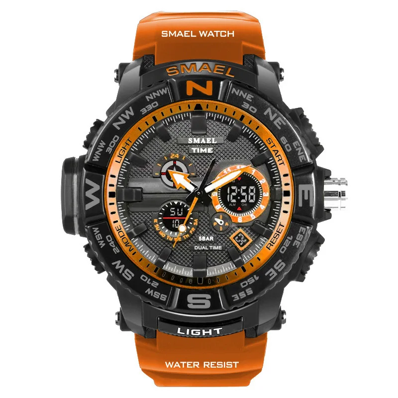 

Outdoor Men's Watch Mountaineering Digital Watches Male Electronic Waterproof Shockproof Wristwatches Relogio Masculino Sale