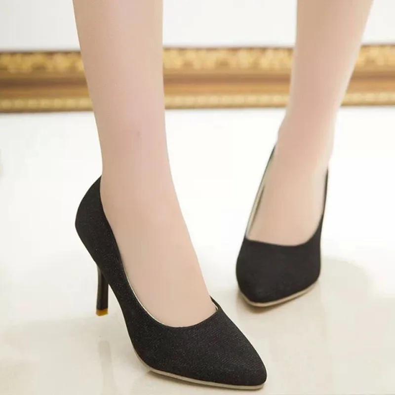 

VTOTA Fashion Women Heels Platform Shoes 2018 New Spring Autumn Bling Women Pumps Thin Heels Sexy Slim Party Shoes High Heels