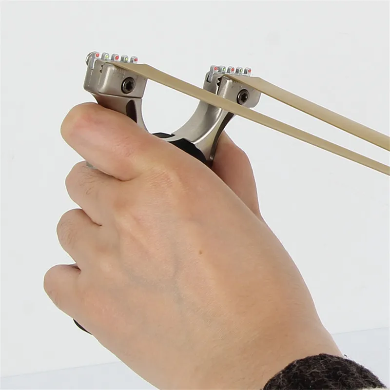 

New Hunting slingshot With Rubber Band Tubing Catapult Professional Tactical Pocket Target SlingShot Ball