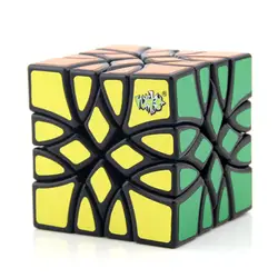 Новейший Lanlan магический куб головоломка черная база Cubo Magico speed Cube Professional треугольная форма Twist развивающие игрушки игры