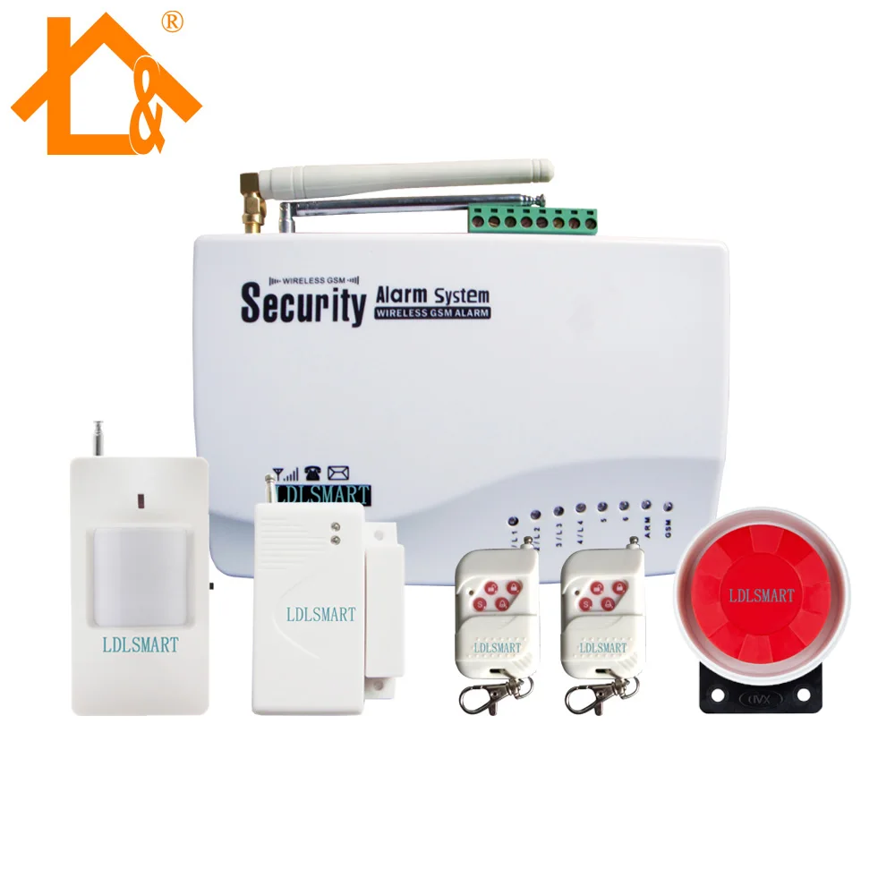 

Wireless GSM Alarm System GSM SMS House Alarm System