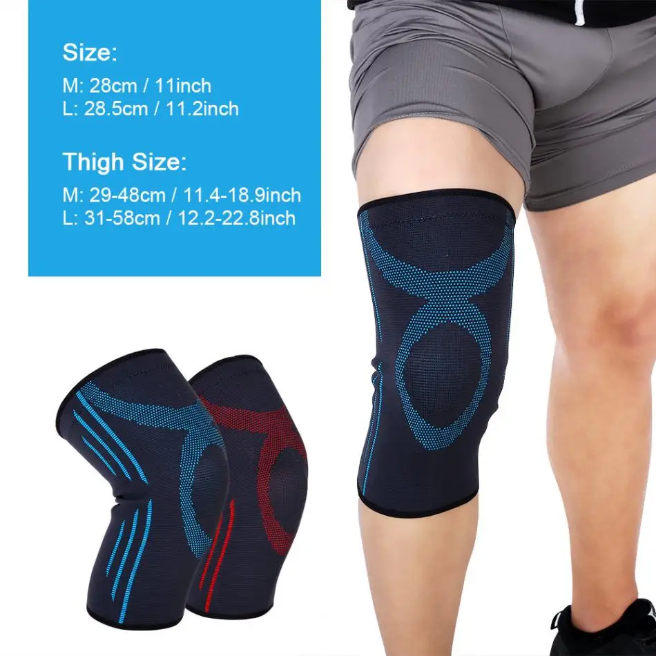 1 шт. спортивный медицинский трикотажный поддерживающий рукав коленной чашечки для волейбола баскетбола наколенник эластичный рукав для ног повязка обертывающий пояс