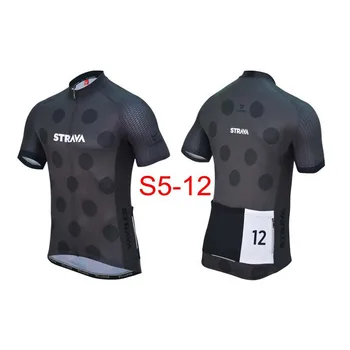 

2019 Summer Strava Team Men Cycling Jersey Short Sleeve Ropa Ciclismo Bike Clothing Breathable Bycicle cycling shirt K021604