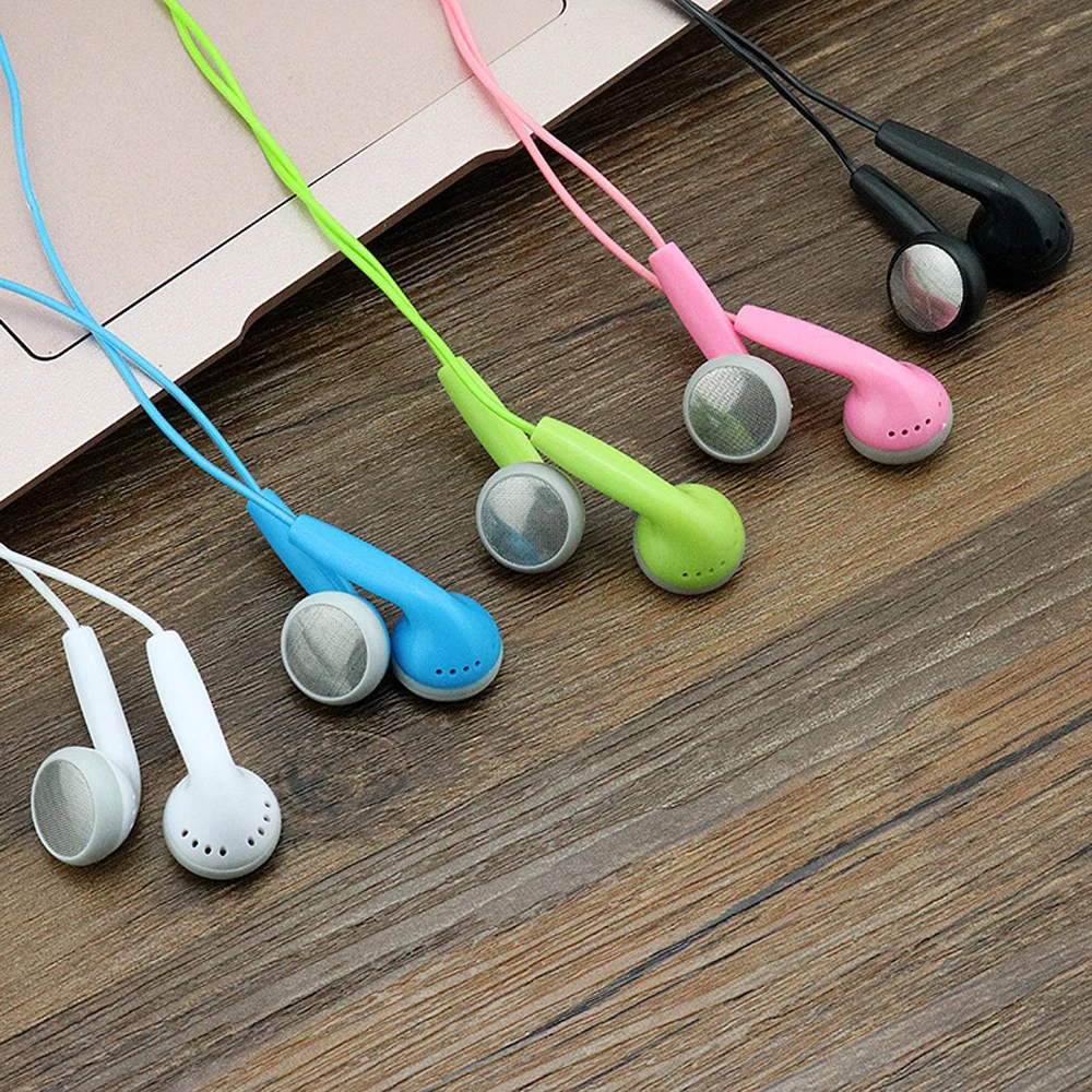 Qijiagu 10 Pcs Di Telinga Berkabel Earphone Earphone Headset Ponsel Pintar dengan Mikrofon untuk Android iPhone Handphone Xiaomi