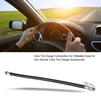 

garage tools Auto Tire Gauge Connection Air Inflatable Hose Air Gun Nozzle Tube Tire Gauge Accessories