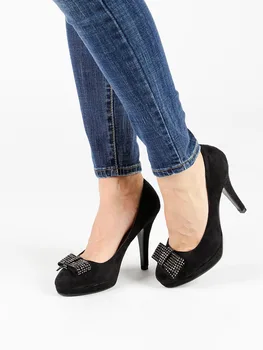 

SENSE SHOES pumps with bow and rhinestone