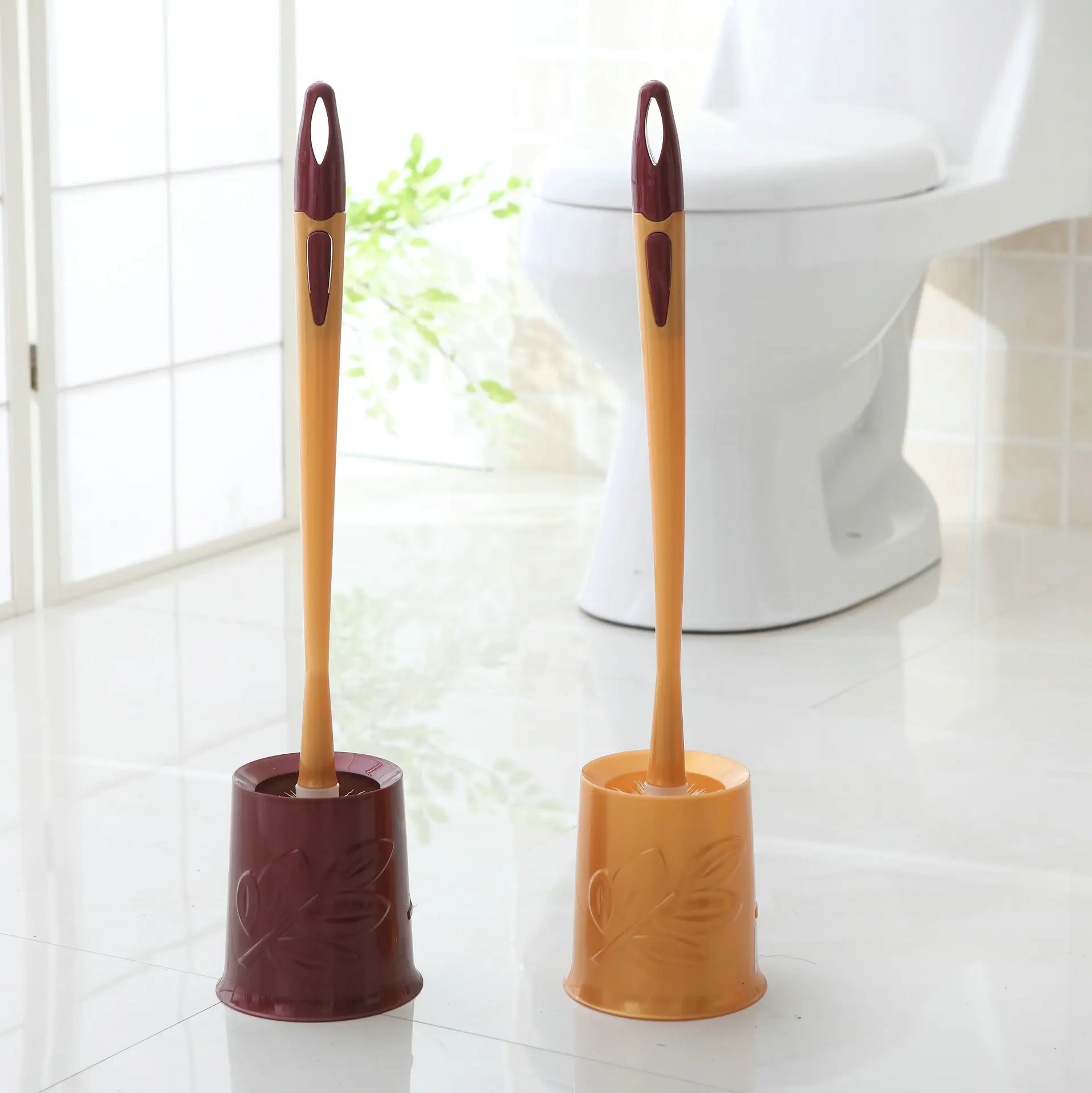 

Toilet Brush Sanitary Brush Plastic Set Hotel Long Handle Toilet Cleaning Brush Direct Cheap Sanitary Brush