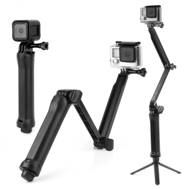3 сторонний монопод для GoPro регулируемая подставка ручной кронштейн сторонние