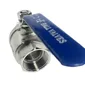 Female Straight Two-pieces Full Ports 304 Stainless Steel Ball Valve ► Photo 2/6
