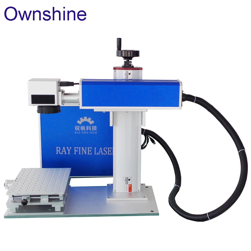 Оптоволоконный лазерный гравер для глубины разметки металла 60 Вт|laser engraver