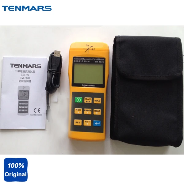 3 осевой тестер электромагнитного поля Gauss EMF 30 ~ 2000 Гц с датчиком TM192D|tester| |