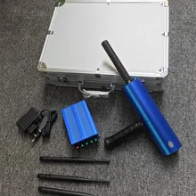 Синий улучшенный сигнал три антенны Дистанционное расположение AKS удаленное расположение металлоискатель для золота, серебра, меди и драгоценных камней