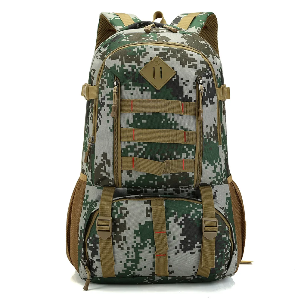 Billige 50L Im Freien Wasserdichte Molle Taktische Tasche Armee Militär Rucksack Bergsteigen Rucksack Jagd Angeln Rucksack Sport Tasche