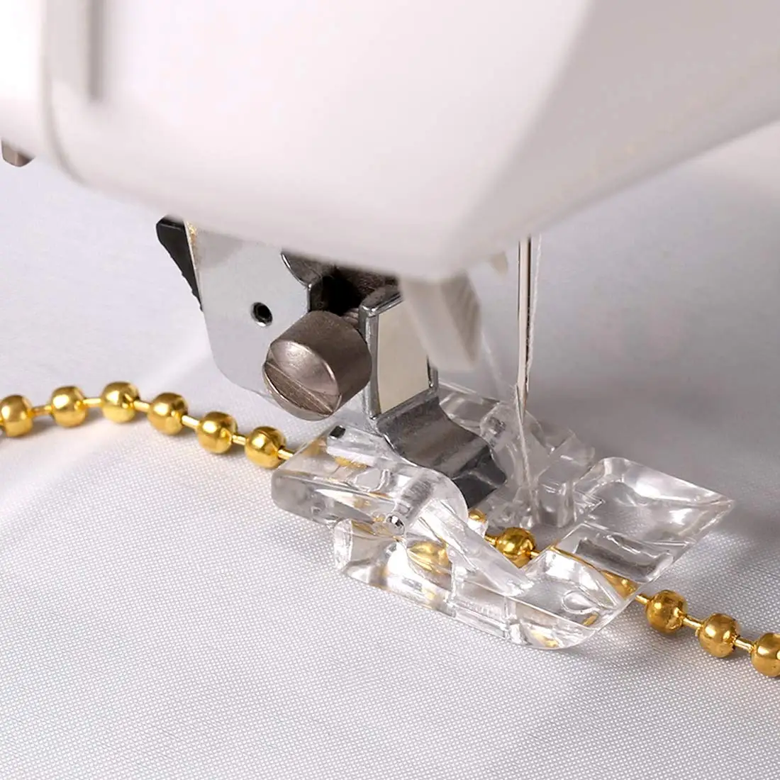 1PC Pearls and Sequins Sewing Machine Presser Foot - Fits All Low Shank Snap-On Singer, Brother, Babylock, Janome, 5BB5243-1