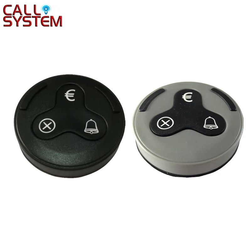 

433.92mhz K-H3 wireless waiter calling system guest table ordering euro button device