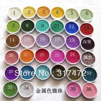 

Free shipping!!! 200grams/lot 0.8-1mm tiny fairy Rainbow beads for DIY Glass Vial Ring set Findings decorations