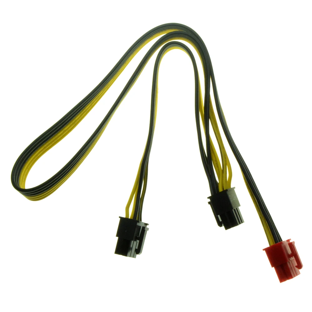 PCIe GPU 8Pin 1 to 2 Port 6Pin Power supply Cable 6P PCI Express Video Graphics Card Port
