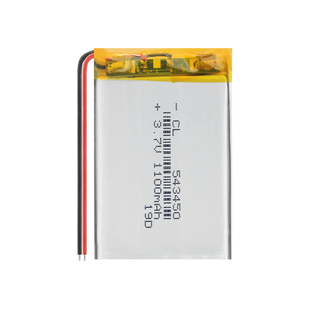 1/2/4 шт. 543450 3,7 V 1100mAh литий-полимерный аккумуляторная батарея для MP3 gps навигатор DVD рекордер гарнитура электронная камера