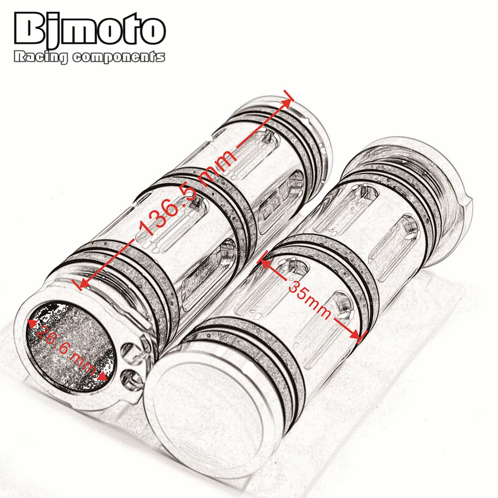 Ручки для руля Bj moto rcycle 1 'ཕ мм CNC крестовые ручки Harley Dyna Sportster Touring moto|cross grips|grips