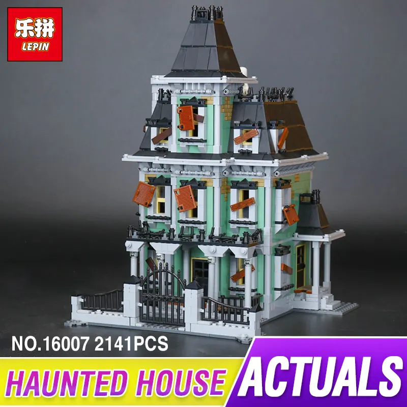 

New LEPIN 16007 2141Pcs Monster fighter The haunted house Model set Building Kits Model Compatible With 10228 For children