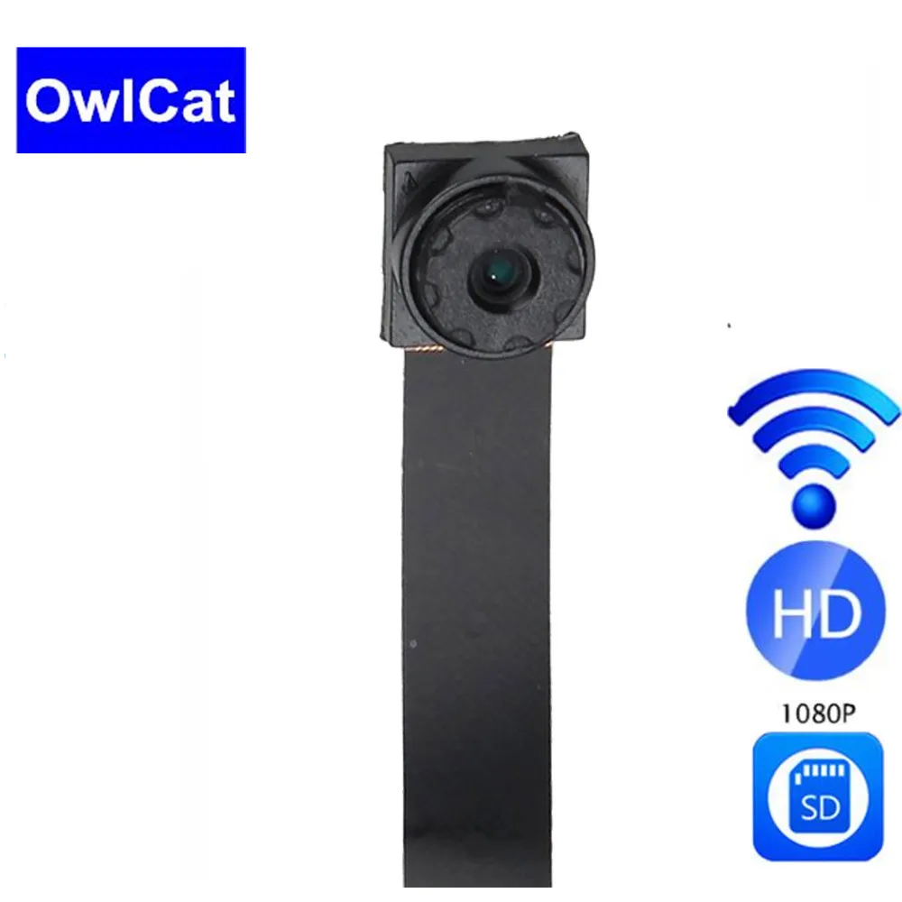 OwlCat Full HD 1080 P супер мини беспроводная камера Wi Fi 2.0mp микрофон аудиокамкодер SD слот