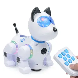 Беспроводной пульт дистанционного управления, умный робот, раннее образование, интеллект, электрическая игрушечная собака, сенсорная