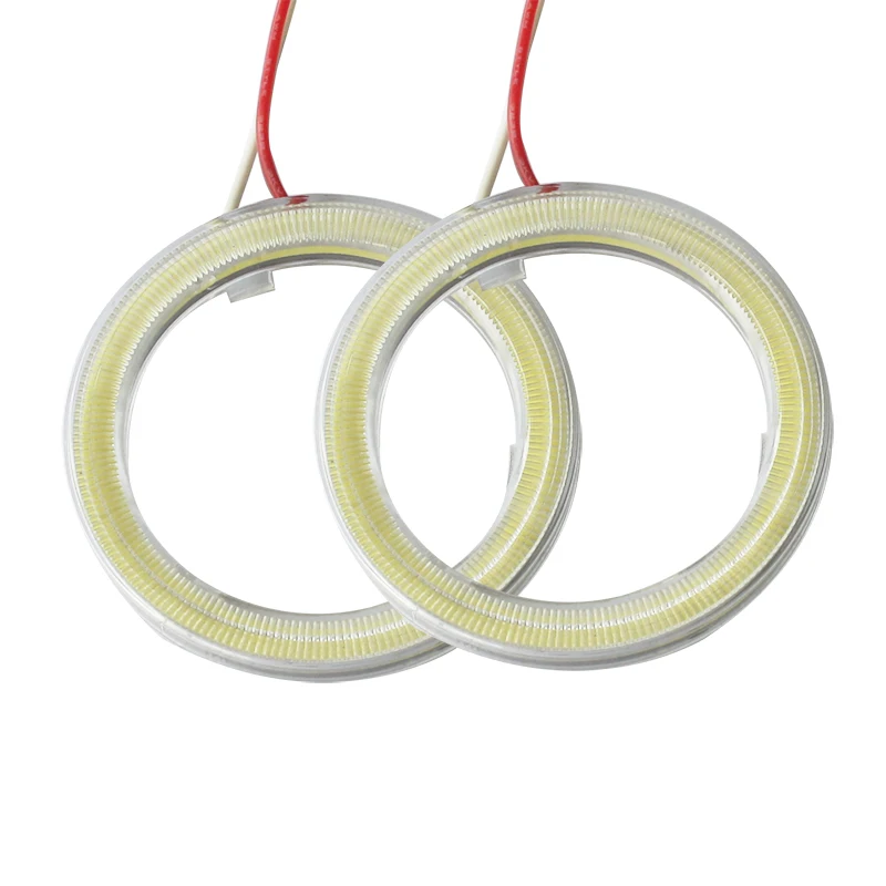 

2pcs Halo Rings Angel Eyes Car accessories automobiles DRL projecter lens for VW volkswagen golf Focus Renault Peugeot styling