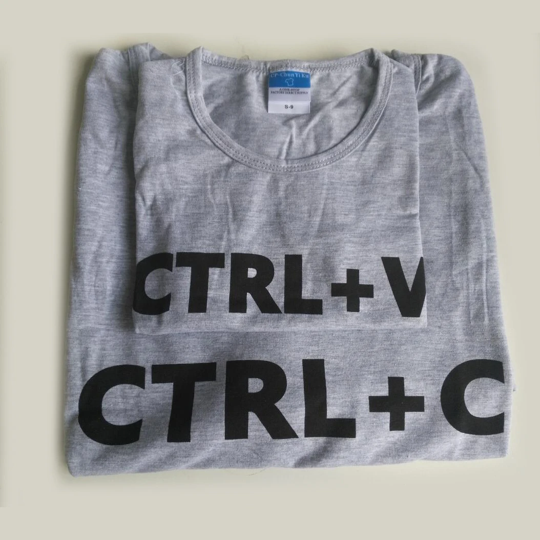Футболки с сочетанием клавиш C + CTRL V рисунком для семьи папы сына модная семейная