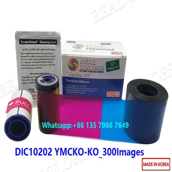 

20Pieces Compatible EDIsecure Ribbon DIC10202 YMCKOKO 300 Prints Made in Korea Matica DCP340 DCP240 Card Printer