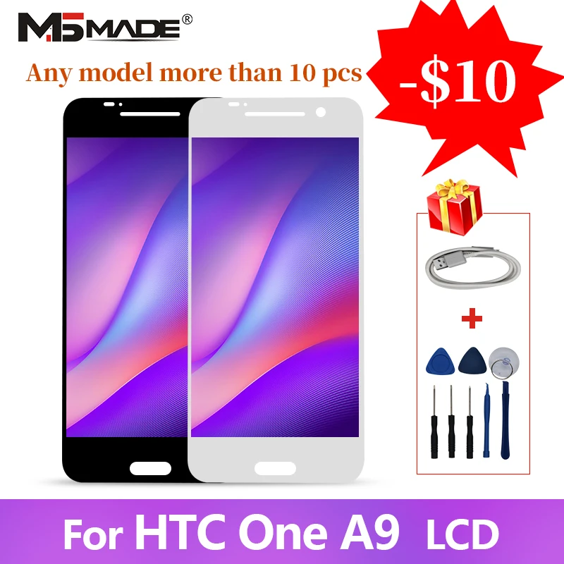 

Original AMOLED For HTC One A9 LCD Touch Screen Digitizer Display Replacement Parts A9 LCD No Dead Pixels Free Shipping