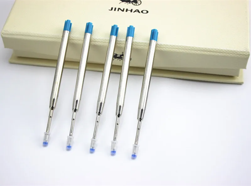 10 шт. Jin Haos синяя средняя шариковая ручка заправки Новые