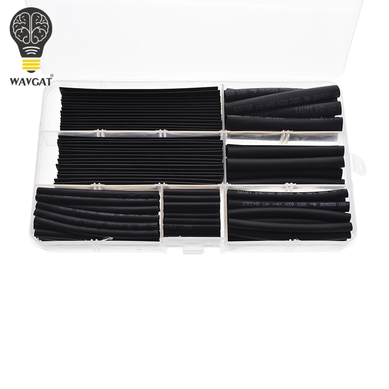 Термоусадочная трубка WAVGAT 2 мм 3 4 5 6 8 10 комплект проводов|cable kit|sleeve wrapshrinkable tube |