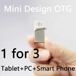 Для Android-смартфон Micro 2,0 Otg накопитель Otg Usb флешка 64 ГБ 32 ГБ 16 ГБ 8 ГБ мини флешки 512 ГБ диск на ключ подарок