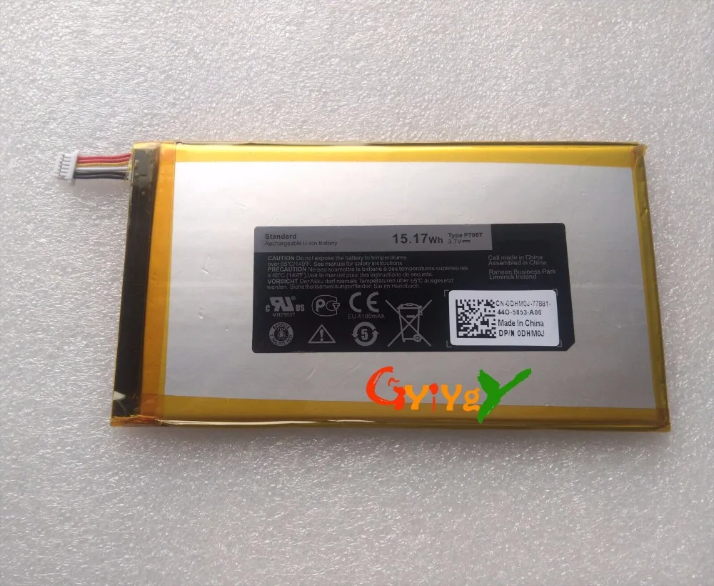 Аккумулятор 3830 Вт/ч P706T 0CJP38 для планшета dell Venue 8 T02D дюймов|battery for dell|dell batterybattery |