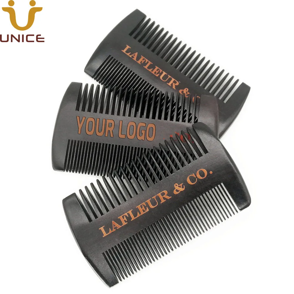 100 Pcs/Lot Dual Action Fine & Coarse Tooth Black Beard Combs Wooden Custom LOGO For Men Hair Beard Care 9a710531740 0b5105317r for 1 4t luk auto parts engine 6 hole 129 tooth double mass flywheel dual clutchcustom