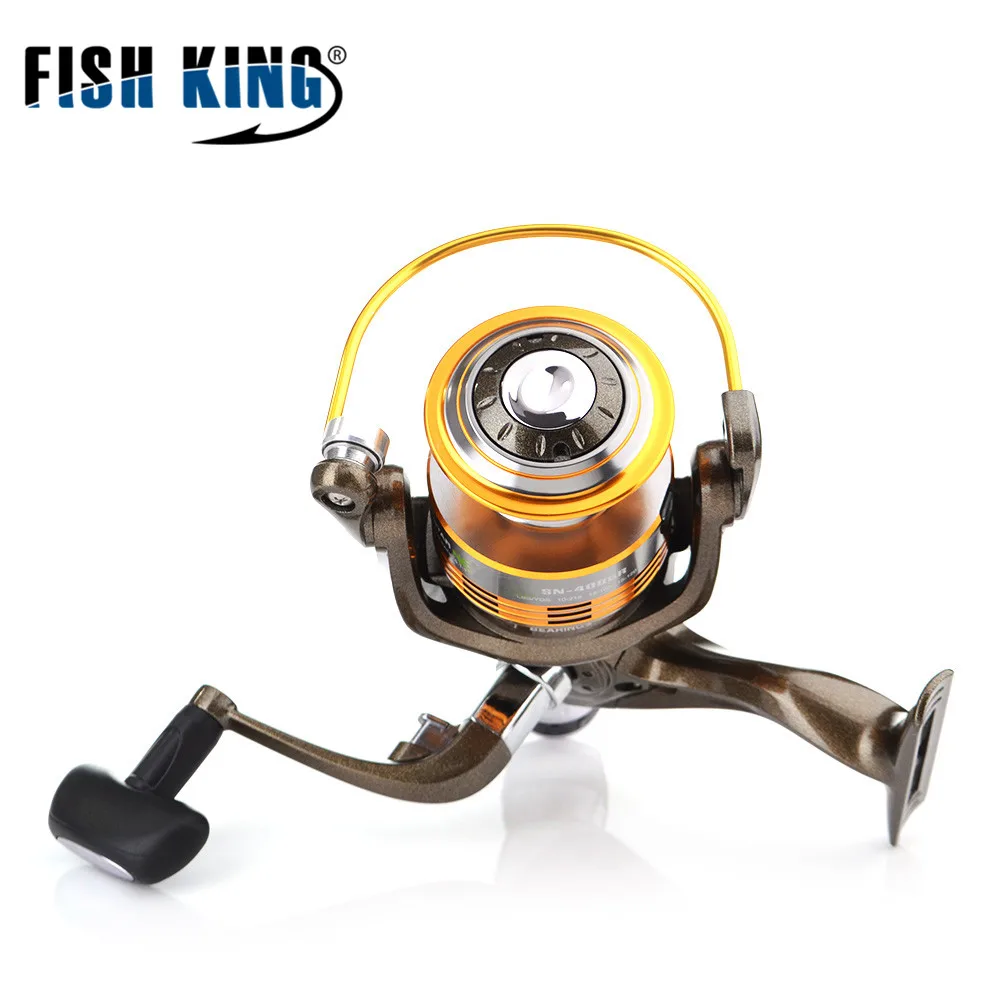 FISH KING 10+ 1 BB 5,1: 1 спиннинговые Катушки рыболовное судно металлическое рыболовное колесо леска чашка для рыбалки