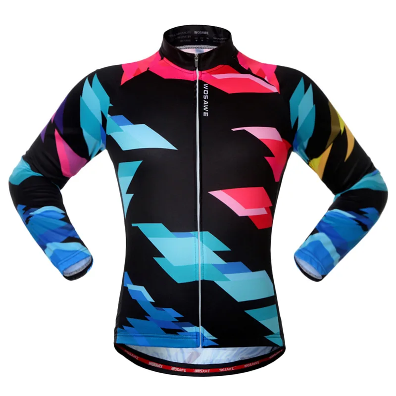 

Brand Ropa Ciclismo Quick-dry long sleeve Breathable Cycling jersey cloth MTB Bicycle maillot bike clothing Invierno Hombre