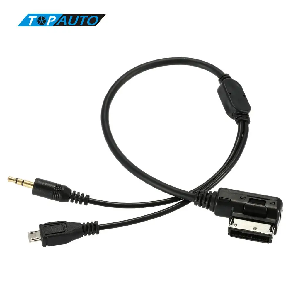 3.5mm Mini Aux USB Adapter for Audi Music Interface Cable for Audi mmi