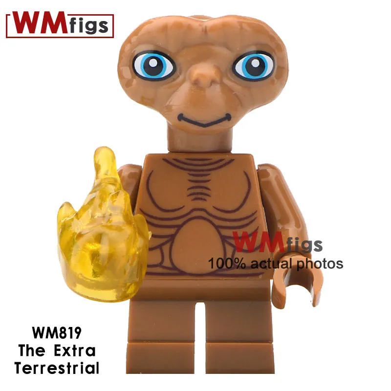 

Single Legoings friend Alien E.T. the Extra-Terrestrial Established Innocent Eliot Movie Action Building Blocks Baby Toys