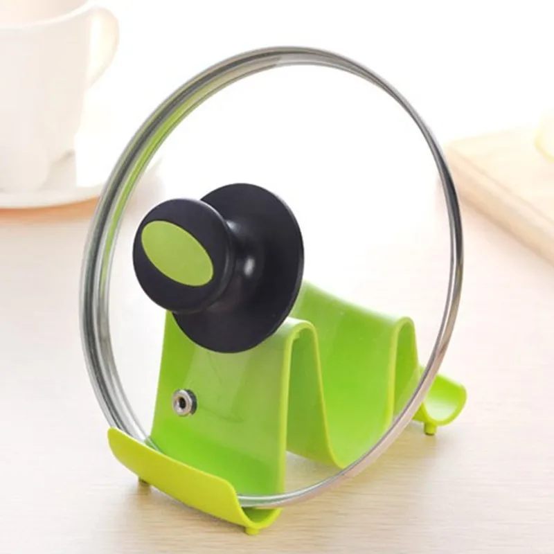 

Wave Style Pan Pot Cover Spoon Lid Shell Rack Stand Holder Home Kitchen Utensils storage Organizer Cooking Tools