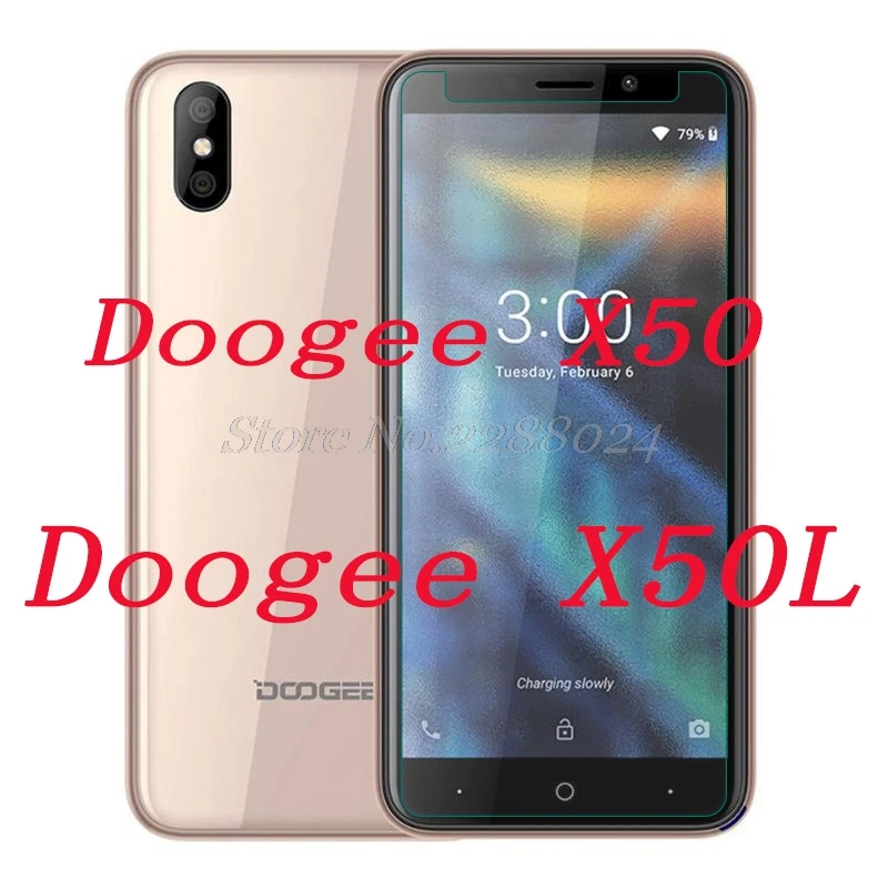 

Smartphone 9H Tempered Glass for Doogee X50L X50 5" Explosion-proof Protective Film Screen Protector cover phone