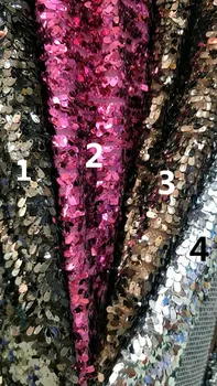 

New fashion french net lace with sequins top selling embroidery african tulle mesh fabric