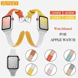 Joyozy Высококачественная кожаная Петля для iWatch 4 40 мм 44 мм спортивный ремешок для Apple watch 42 мм 38 мм Серия 1 и 2 и 3