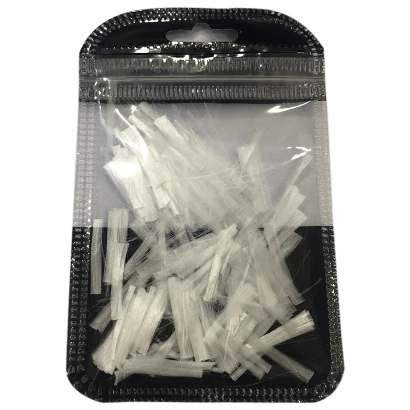 

2Pcs/Set 3Cm Fiber Nail Extension Fiber Nail Extension Glue Auxiliary Tool Nail Art
