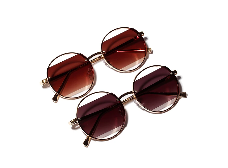 Ralferty, уникальные солнцезащитные очки для женщин, стильные круглые солнцезащитные очки с пирсингом, уф400, серые линзы, женские крутые очки, аксессуары, оттенки WA1163