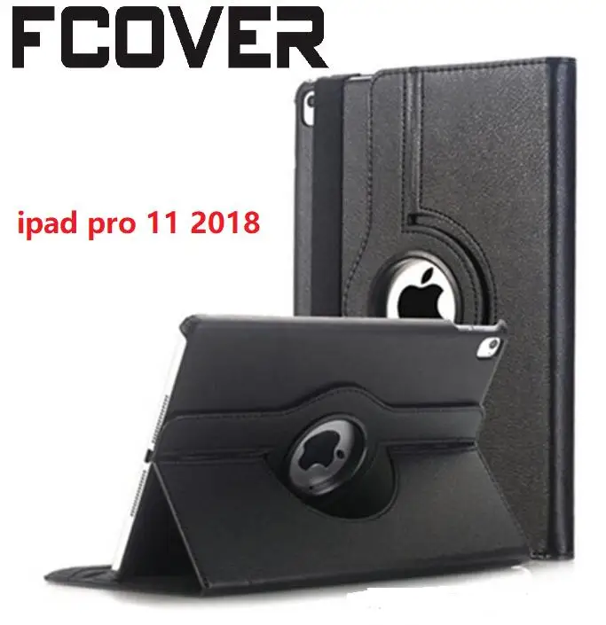 

for Apple iPad Pro 11 Smart Cover 360 Degree Rotation PU Leather Case 2018