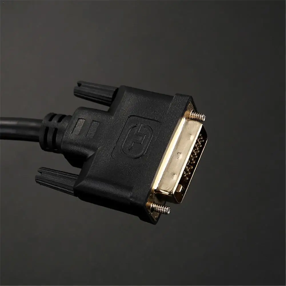 1,5 м HDMI к DVI 24+ 1 кабель компьютера к ТВ 1080 P двойной магнит кольцо дисплей OFC золотое покрытие HD кабель для ТВ-телевидения